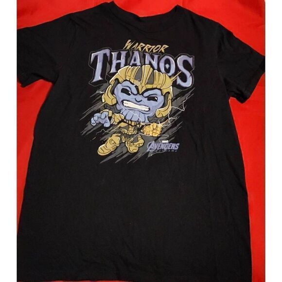 MARVEL AVENGERS ENDGAME WARRIOR THANOS Black short sleeve t shirt. Size Medium. - Picture 1 of 4